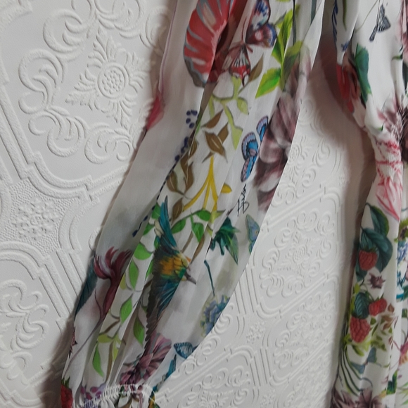 Just Cavalli Floral spring summer Dress Size 48 - Picture 3 of 11